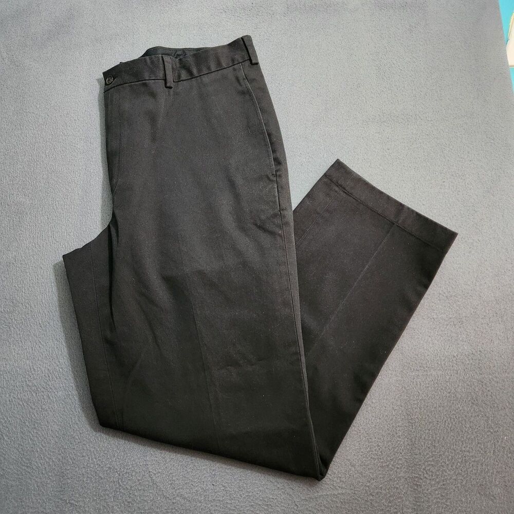 Brooks Brothers 346 Men 38X32 (36X31) Black Advantage Clark Straight Leg Chino